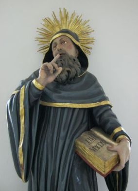 Benediktusstatue, 18. Jh., Abtei St. Walburg